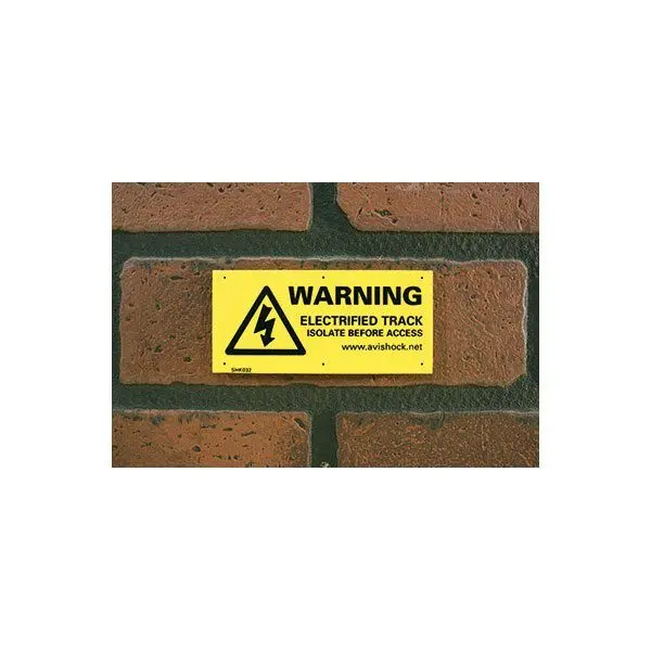 WARNING PLATES X25-SHK032