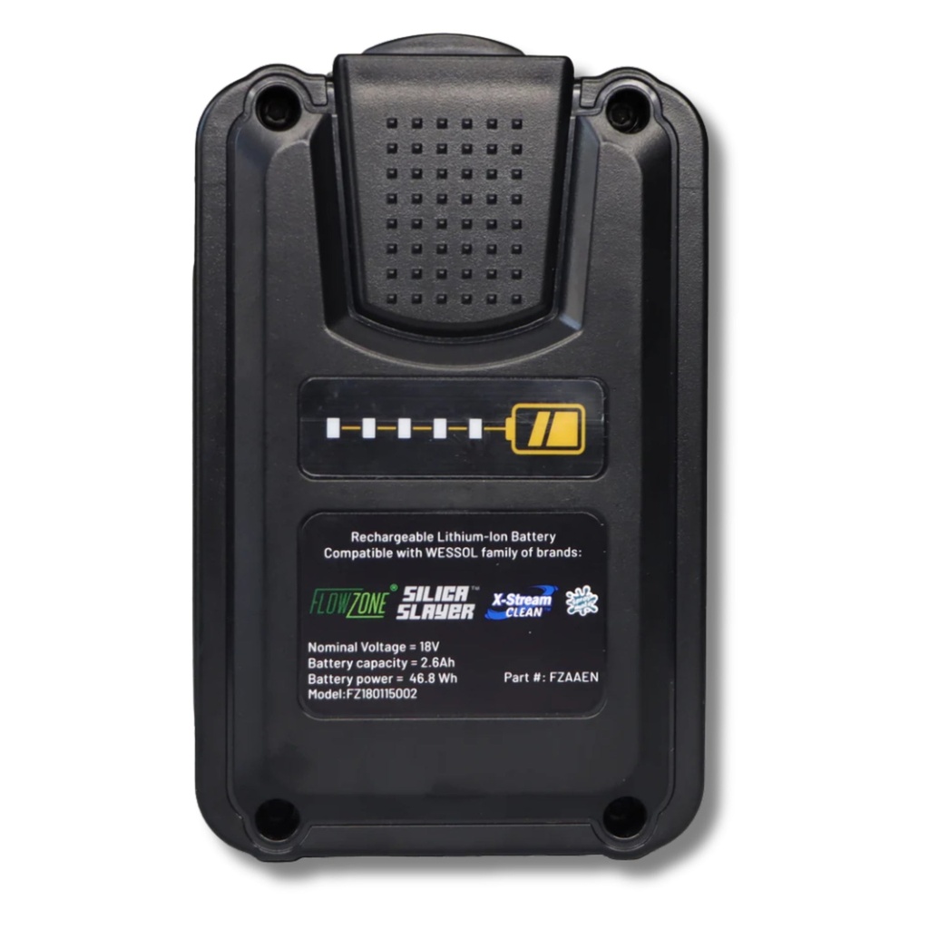 FlowZone 18V 2.6AH battery pack