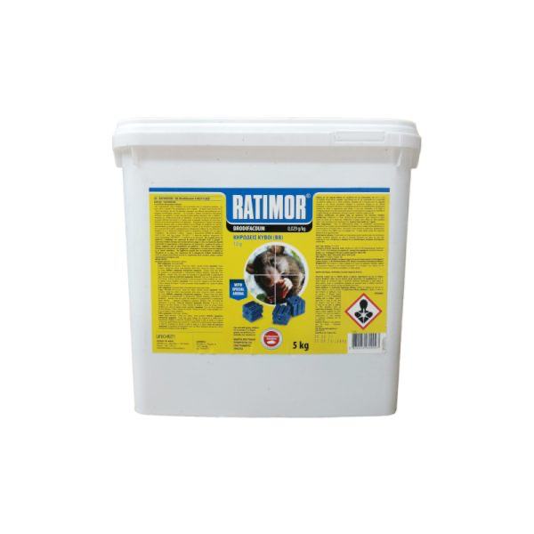 Ratimor brodifacoum iBite 5kg-YL