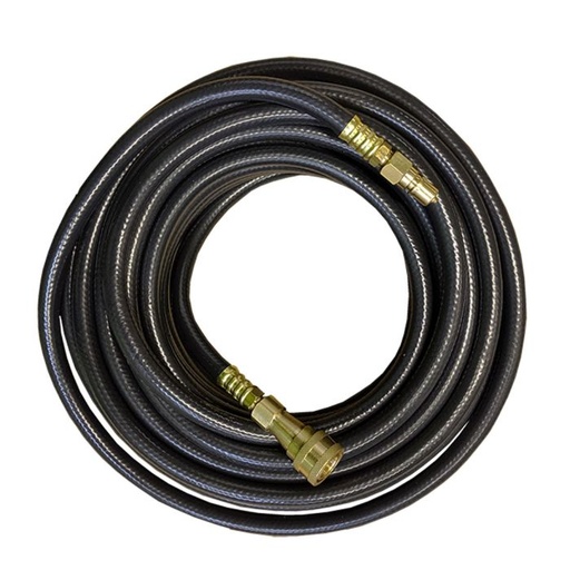 NPD 12 Foot Black Liquid Extension Hose 1/4 c/w brass fittings